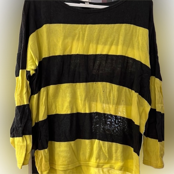 SALE Vintage GAP Y2K Bold Stripe Tee - Picture 2 of 2